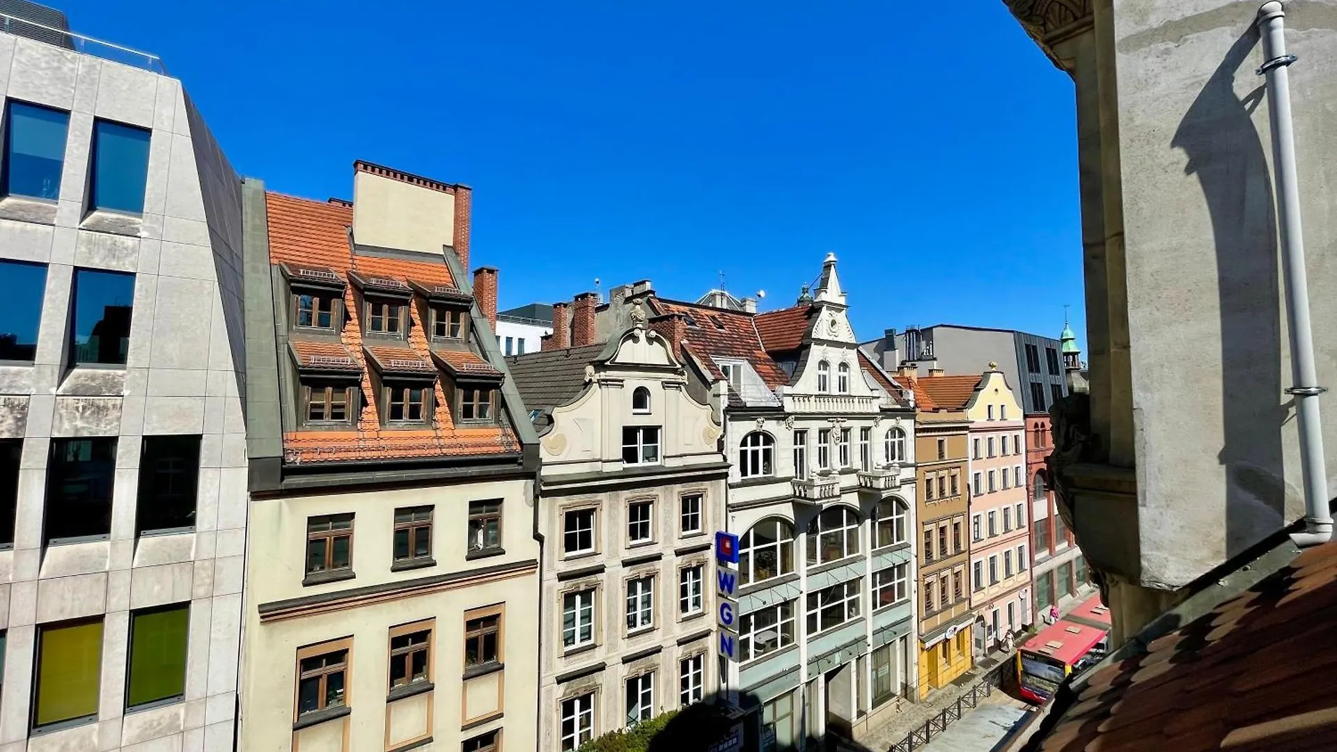 Apartment Ferienwohnung 93 M2 Rynek Kino Na Dachu Self Check-In Breslau Polen